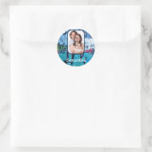Personalisierte Graffiti Runder Aufkleber (Tasche)