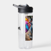 Personalisierte Graffiti Street Art Pitbull Trinkflasche (Rechts)