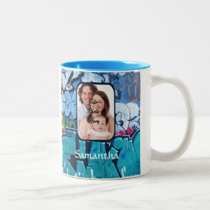 Personalisierte Graffiti Zweifarbige Tasse