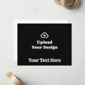 Personalisierte Grafik mit Text Mitteilungskarte (Vorderseite/Rückseite Beispiel)