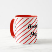 Personalisierte Gramm WeihnachtsTassen- Tasse (Vorderseite Links)