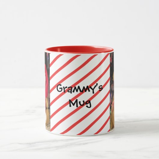 Personalisierte Grammys WeihnachtsTasse Tasse (Zentrum)