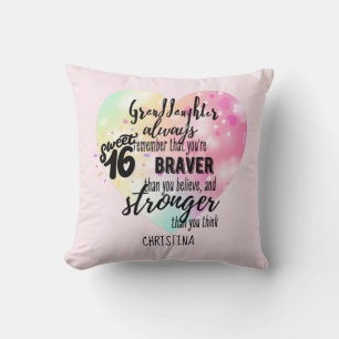 Personalisierte GRANDAUGHTER-Geschenke   Niedliche Kissen