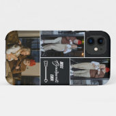 Personalisierte Grandeltern Day Fotos iPhone Case (Rückseite (Horizontal))