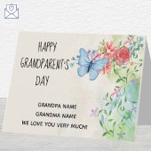 Personalisierte Grandelterntagskarte Karte