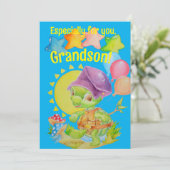 Personalisierte Grandsons Geburtstagskarte Feiertagskarte (Stehend Vorderseite)