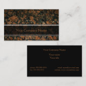 Personalisierte Granit-Geschäfts-Karte Visitenkarte (Vorne/Hinten)