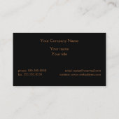 Personalisierte Granit-Geschäfts-Karte Visitenkarte (Rückseite)