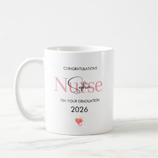 Personalisierte Gratulation zur Krankenpfleger-Abs Kaffeetasse