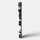 Personalisierte graue Camouflage Case-Mate iPhone Hülle (Rückseite / Links)