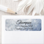 Personalisierte graue Rücksendeadressen-Aufkleber (Insitu)