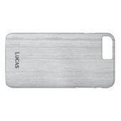 Personalisierte Graue Streifen iPhone 7 Plus Case-Mate iPhone Hülle (Rückseite (Horizontal))