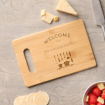 Personalisierte Gravur Welcome Kitchen Name Bamboo