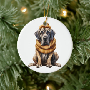 Personalisierte Great Dane Dog Art Keramik Ornament