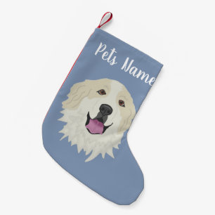 Personalisierte Great Pyrenäen-Abzeichen  Kleiner Weihnachtsstrumpf