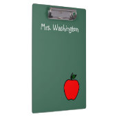 Personalisierte Green Chalkboard Teacher-Zwischena Klemmbrett (Rechts)
