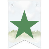 Personalisierte Green Tracer Theme Bunting Flags Wimpelkette (Erste Fahne)