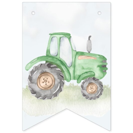 Personalisierte Green Tracer Theme Bunting Flags Wimpelkette (Dritte Fahne)