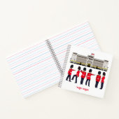 Personalisierte Grenadierwache für Parade-Notebook Notizblock (Innenseite)