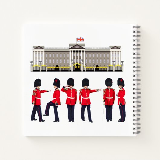 Personalisierte Grenadierwache Notizblock (Rückseite)