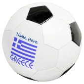 Personalisierte griechische Flagge Fußball (Dreiviertel)