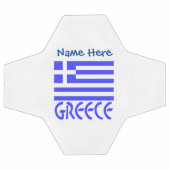 Personalisierte griechische Flagge Fußball (Flach)
