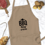 Personalisierte GRILLEN King Name Schürze für Männ<br><div class="desc">Personalisierte GRILLEN König Name Schürze für Männer. Funny Grillen König barbeque Grillen Schürze für Männer. Personalisieren Sie dieses benutzerdefinierte Design mit Ihrem eigenen Namen oder Text.</div>