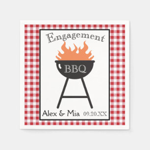 Personalisierte GRILLEN Paper Napkin Serviette