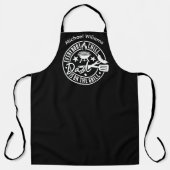 Personalisierte GRILLEN Schürze für Vater Funny Gr (Vorderseite)