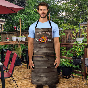 Personalisierte GRILLEN von Backyard Chillin und G Schürze