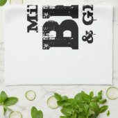 Personalisierte GRILLEN Zubehör Maßgeschneiderte K Handtuch (Gefaltet)