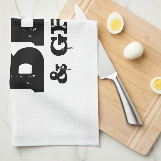 Personalisierte GRILLEN Zubehör Maßgeschneiderte K Handtuch (Viertel Falte)