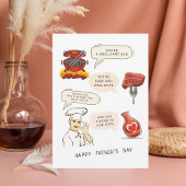 personalisierte Grillkarte Karte