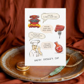 personalisierte Grillkarte Karte