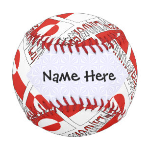 Personalisierte grönland- und Grönländerflagge  Baseball
