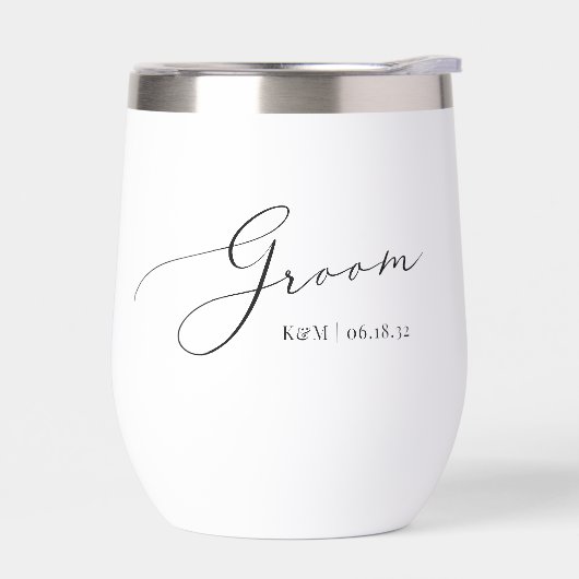 Personalisierte Groom Script Hochzeit (Links)