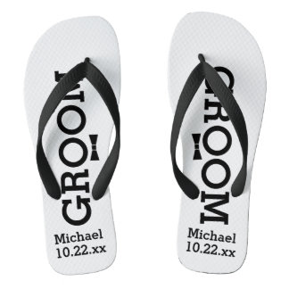 Personalisierte Groom Wedding - Custom Colors Badesandalen