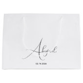 Personalisierte große Geschenktasche mit individue Geschenktüte (Vorderseite)