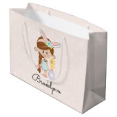 Personalisierte Große Geschenktüte (Rückseite Schrägansicht)