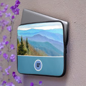 Personalisierte Große, rauchige Berge Laptop-Sieb Laptopschutzhülle