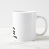 Personalisierte große Tasse mit Namen und Text (Rechts)
