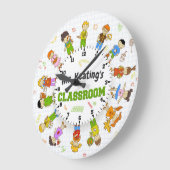 Personalisierte Große Wanduhr (Winkel)