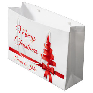 Personalisierte große Weihnachtsgeschenk-Tasche Geschenktüte