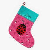 Personalisierte Großer Weihnachtsstrumpf (Vorderansicht (hängend))