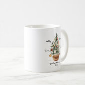 Personalisierte Großkinder Weihnachtsbaum  Kaffeetasse (VorderseiteRechts)