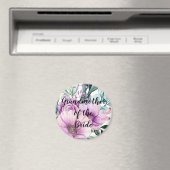 Personalisierte Großmutter des Brautgartens Magnet (In Situ (Geschirrspüler))