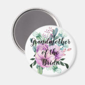 Personalisierte Großmutter des Brautgartens Magnet (Vorderseite/Rückseite)