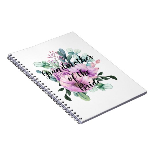 Personalisierte Großmutter des Brautgartens Notizblock (Rechte Seite)