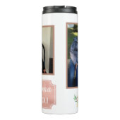 personalisierte Großmutter-Fotos Thermosbecher (Rückseite)