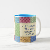 Personalisierte Großmutter-Gewohnheit Zweifarbige Tasse (VorderseiteRechts)